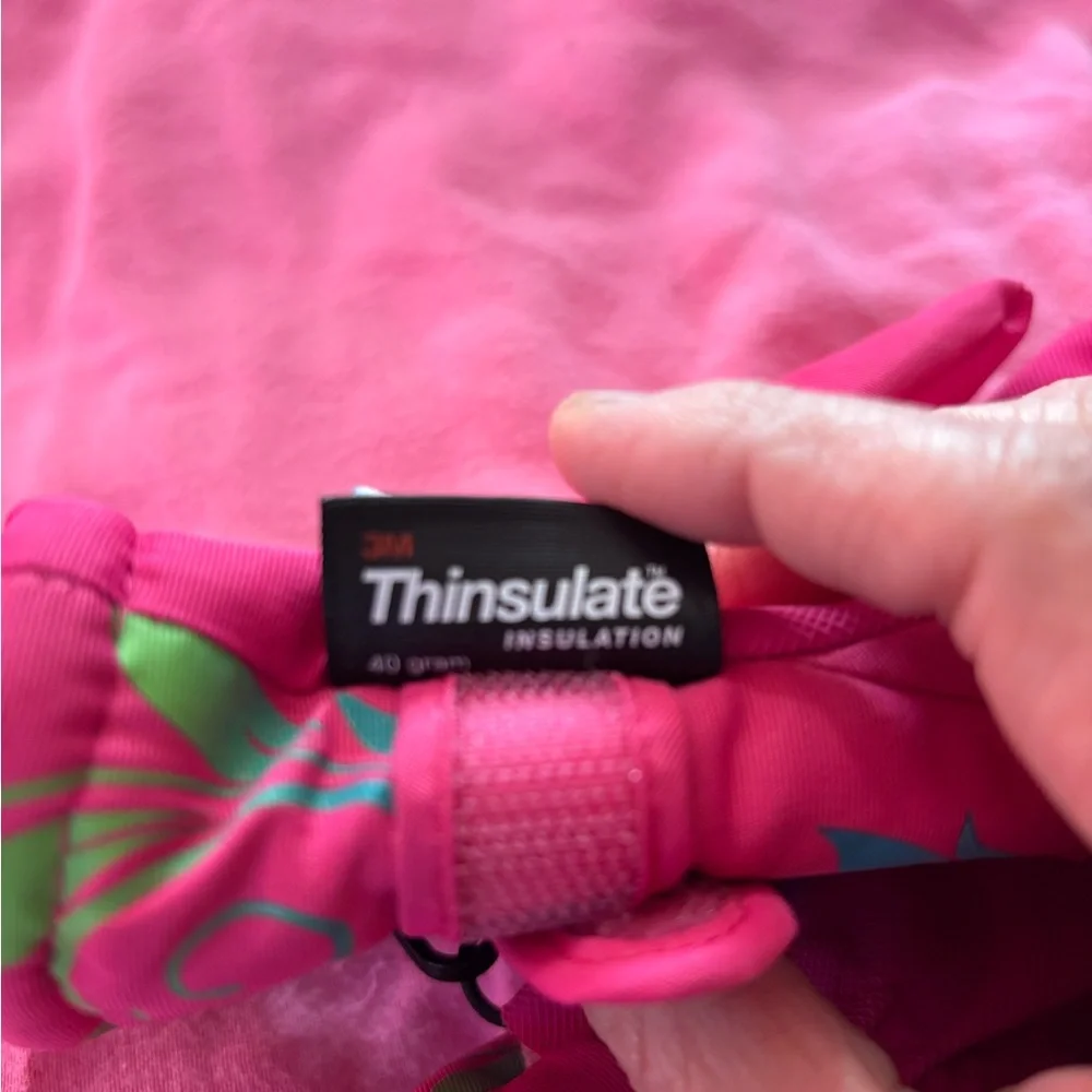 3M Thinsulate Vibrant Pink Kids Gloves
